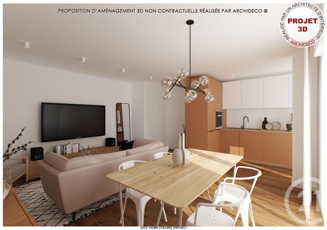 Appartement F3 à vendre - 3 pièces - 63.63 m2 - FEYTIAT - 87 - LIMOUSIN - Century 21 Victor Hugo