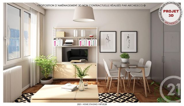 Appartement F2 à vendre - 2 pièces - 44.27 m2 - LIMOGES - 87 - LIMOUSIN - Century 21 Victor Hugo Appartement F2 à vendre - 2 pièces - 44.27 m2 - LIMOGES - 87 - LIMOUSIN - Century 21 Victor Hugo