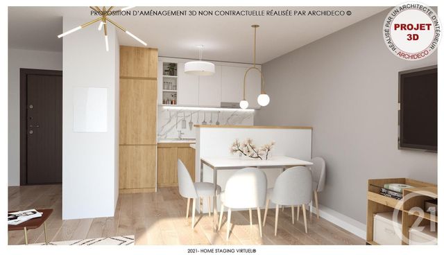 Afficher la photo en grand Appartement F2 à vendre - 2 pièces - 42.25 m2 - LIMOGES - 87 - LIMOUSIN - Century 21 Victor Hugo