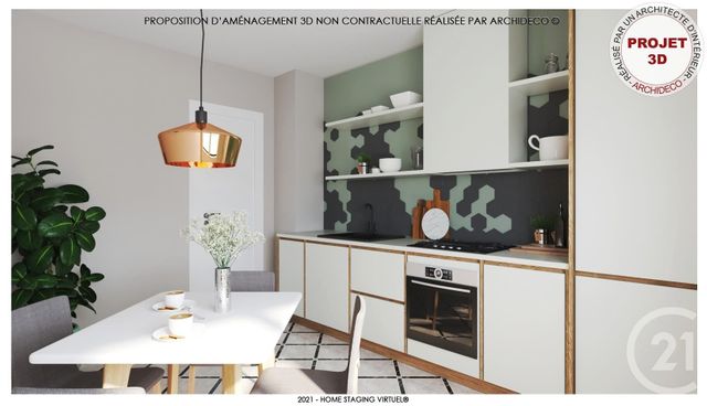 Afficher la photo en grand Appartement F2 à vendre - 2 pièces - 54.01 m2 - LIMOGES - 87 - LIMOUSIN - Century 21 Victor Hugo