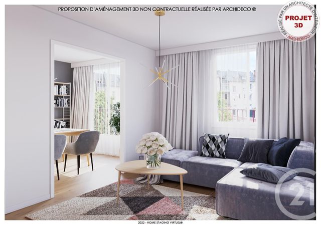 Appartement F3 à vendre - 3 pièces - 61.09 m2 - LIMOGES - 87 - LIMOUSIN - Century 21 Victor Hugo