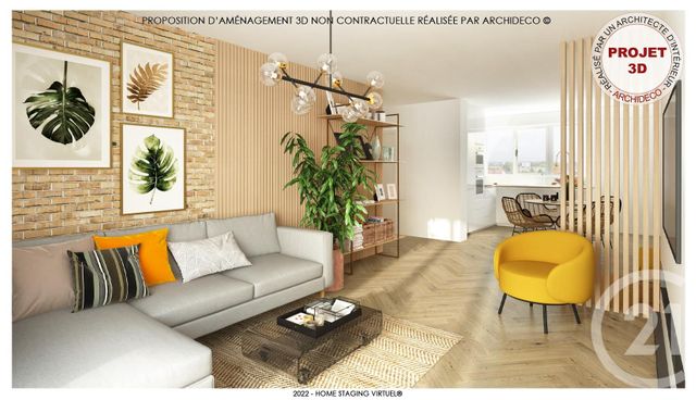 appartement à vendre - 3 pièces - 71.24 m2 - LIMOGES - 87 - LIMOUSIN - Century 21 Victor Hugo