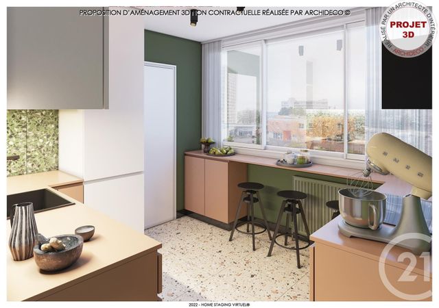 Appartement T4 à vendre - 4 pièces - 80.8 m2 - LIMOGES - 87 - LIMOUSIN - Century 21 Victor Hugo