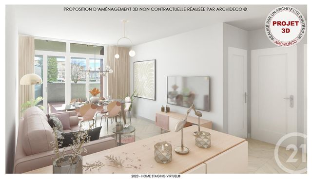 Appartement F3 à vendre - 3 pièces - 56.69 m2 - LIMOGES - 87 - LIMOUSIN - Century 21 Victor Hugo