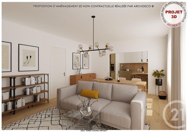 Appartement F3 à vendre - 3 pièces - 75.71 m2 - LIMOGES - 87 - LIMOUSIN - Century 21 Victor Hugo
