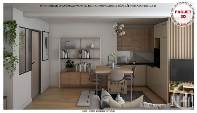 Appartement F3 à vendre - 3 pièces - 55.77 m2 - LIMOGES - 87 - LIMOUSIN - Century 21 Victor Hugo