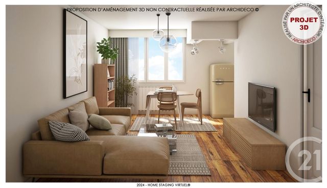 Appartement T2 à vendre - 2 pièces - 41.41 m2 - LIMOGES - 87 - LIMOUSIN - Century 21 Victor Hugo