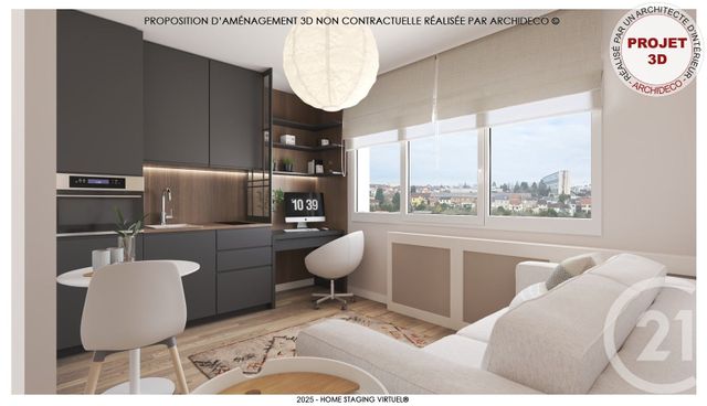 Appartement F1 à vendre - 1 pièce - 17.98 m2 - LIMOGES - 87 - LIMOUSIN - Century 21 Victor Hugo